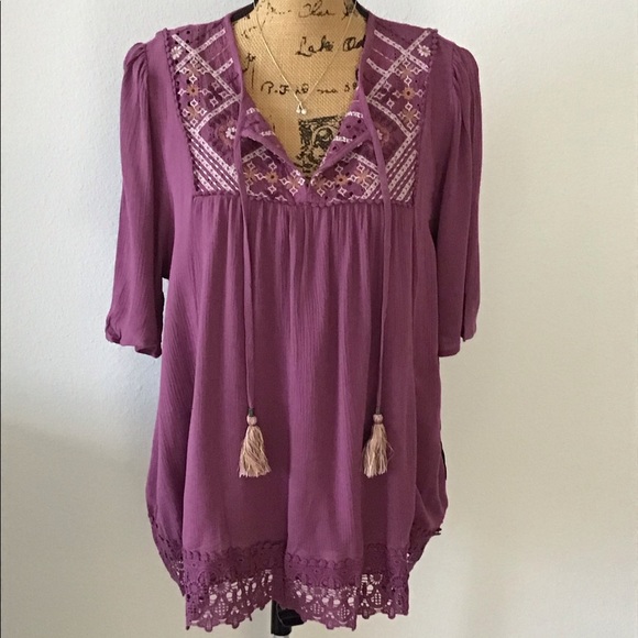 🆕 Knox Rose Boho Top - Picture 2 of 4